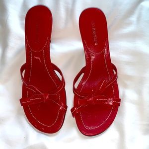 Red Heels with Bow